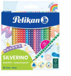 Pelikan : Silverino háromszögletű színes ceruza - 24 db-os (MH243874)