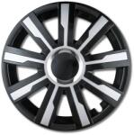 Leoplast Mirage fekete ezüst króm gyűrűs 17 colos dísztárcsa