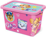 Mancs Őrjárat Girl Pinky műanyag tároló doboz 7 L