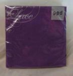  lila dombornyomott szalvéta (15 db) LACE