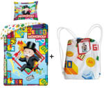 Ábránd Monopoly ágyneműhuzat + tornazsák szett (100 % pamut) (1103)