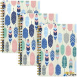 Pukka Pad Spirálfüzet, B5, vonalas, 80 lap, FSC, PUKKA PAD "Carpe Diem", toll minta (9379-CD) - alter