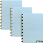 Pukka Pad Spirálfüzet, B5, vonalas, 80 lap, FSC, PUKKA PAD "Carpe Diem", égszínkék (9378-CD) - alter