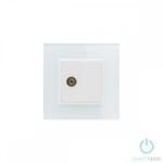 Smarthugo Egyes Fehér Üvegkeretes TV Csatlakozó (sh1800001)