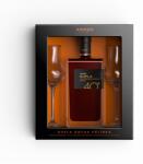 Árpád Pálinka Dupla Palincă Maturată Cireșe Sălbatice 500ml 40% + cutie cu 2 pahar - SGR