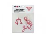  Lufi szett Its a girl rose 11db (CQ677)
