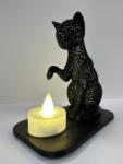  Fekete cicás mécsestartó (69628211)