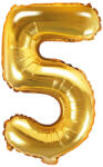  5'' számú fóliás léggömb, 35 cm, arany (FB10M-5-019)