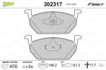 VALEO Set placute frana VALEO 302317 (302317)