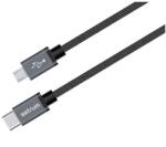 Astrum UT590 1M Type-C - MicroUSB Fekete Adatkábel