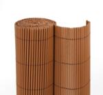 Premium_D Belátásgátló műnád 90/100/120/180x300 cm barna színű kerítés takaró tekercs szélfogó PVC