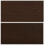 Woodlook WPC padlólap Woodlook Natúr Mahagóni 4 m szál 150x24x4000 mm igazi fahatású kétoldalas barna burkolat, matt, csúszásmentes felület. Méterenkénti ár!