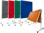 Floor Filctábla workshop tábla mobil térelválasztó pintábla összecsukható kék piros zöld szürke narancs színben