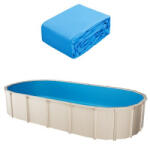 VEVOR Vinyl medencefólia 500x300x120 cm ovális belső burkolat 5x3 méteres föld feletti medencékhez (YCNCCSOVAL50IK4YFV0)