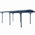 Italform Alumínium autóbeálló, kocsi előtető 300x505 cm kocsibeálló polikarbonát tetővel