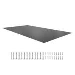 VEVOR Medencetakaró ponyva téglalap alakú PVC medencetakaró 4x8 m szürke, vízálló, biztonságos téli védelem (YYCM4X8MWYMS00001V0)