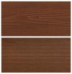 Woodlook WPC padlólap Woodlook Natúr Merbau 4 m szál 150x24x4000 mm igazi fahatású kétoldalas barna burkolat, matt, csúszásmentes felület. Méterenkénti ár!