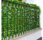 Wohnen Műsövény erkélyre kerítésre belátásgátló 300x150 cm világoszöld műlevelek takaró háló élethű