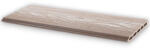 WoodL Nútféderes WPC kerítésléc Woodlook Emboss N+F kerítéselem 180 cm hosszú Mahagóni kerítés deszka
