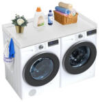 VEVOR Mosógép munkalap 1370x700x69 mm fehér munkafelület mosókonyhába (XYTM54INCHBSZROXRV0)