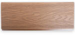 WoodL Nútféderes WPC kerítésléc Woodlook Emboss N+F kerítéselem 400 cm hosszú Merbau kerítés deszka