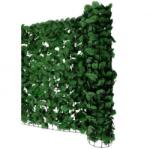 Wohnen Műsövény erkélyre kerítésre belátásgátló 300x100 cm sötétzöld műlevelek takaró háló élethű