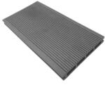 Woodlook WPC padlólap méterár 145x21x4000 mmFahatású kétoldalas Grafit szürke burkolat. Woodlook Premium csúszásmentes felület