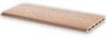 WoodL Nútféderes WPC kerítésléc Woodlook Emboss N+F kerítéselem 180 cm hosszú Merbau kerítés deszka