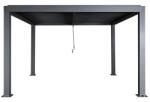 Wohnen Pergola 400x300x220 cm kerti pavilon 11 cm alumínium keret viharálló antracit