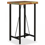 vidaXL Masă de bar, lemn masiv reciclat, 60 x 60 x 107 cm (245439)