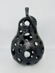  Statueta decorativa Pear, black (88047P/BA)