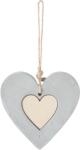  Deco pandantiv inima dubla h13 cm (6TE0151MEE)