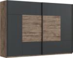  Dulap usi glisante ARMENY stejar ribeck/grafit închis 270/62/210 cm (0000362583) Garderoba