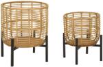  Set 2 suporturi flori Rattany (1426000003)