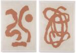  Set 2 tablouri Organic Abstract 70x100 cm (50176-ORA)