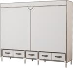  INISIGN Dulap stofa Stockholm alb 185/45/172 cm (88191049) Garderoba