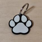 3D Kincsek Tappancs kulcstartó - fehér