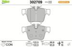 VALEO Set placute frana VALEO 302709 (302709)