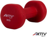 Aktivsport Súlyzó neoprén Aktivsport 3 kg piros