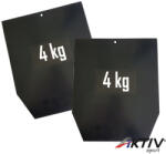 Sveltus Súlymellényhez acéllemez Sveltus 2x4 kg (1799-1) - aktivsport