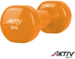 Aktivsport Kézisúlyzó vinyl Aktivsport 2 kg narancs