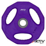 AktivSport Súlytárcsa Aktivsport 2, 5 kg lila (QRPL-115A_PURPLE_2,5 kg) - aktivsport Súlytárcsa