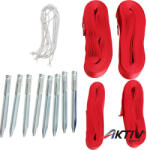 Olasz Sportháló Jelölő szalag, strandröplabda pályához piros 16x8 m(4db szalag) (73140008_red)