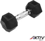 Trendy Hatszögletű gumírozott kézisúlyzó Trendy 1 kg (2081010) - aktivsport