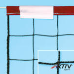 Olasz Sportháló Röplabdaháló Mini Volley 5, 5x1 m PE 33130005 olasz piros (33130005/R) - aktivsport