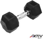Trendy Hatszögletű gumírozott kézisúlyzó Trendy 5 kg (2081050) - aktivsport