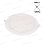 OMU Lighting 22-KPKS-18W 4000K emelt fényű, süllyesztett kerek LED panel 1900lm furat Ø 210 mm tápeg