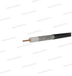 EMOS RG-6 koax 3 X árnyékolással kültéri fekete UV stabil, álló kábel 100m/dob S5265