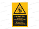  FIGYELEM! Az épületben napelem/PV rendszer üzemel! 160x250mm matrica