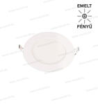 OMU Lighting 22-KPKS-6W 6500K mini LED panel kerek süllyesztett 520lm tápegységgel